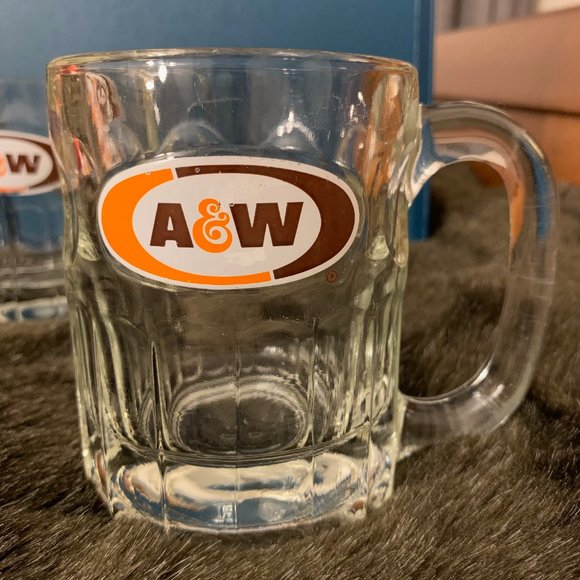 Vintage A&W Root Beer Mugs - Set of 2 - Picture 2 of 5